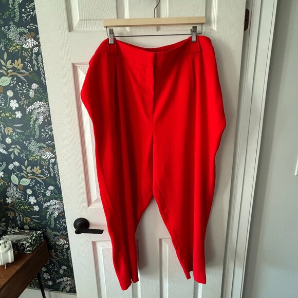 Wide Leg Trouser with Wait Tie - Picture 1 of 6
